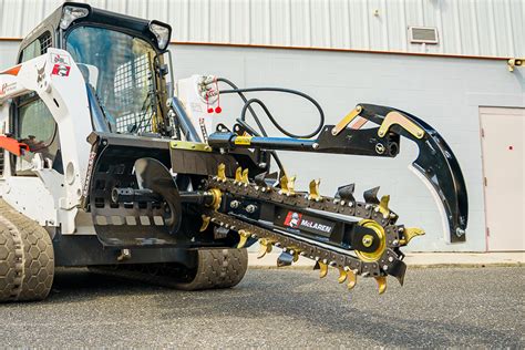 trenching with forks on skid steer|rugged skid steer attachments.